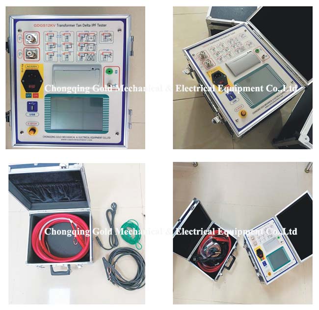 GDGS 12kV Transformer Tan Delta IPF ฉนวน Power Factor Power Factor พร้อมที่จะจัดส่ง